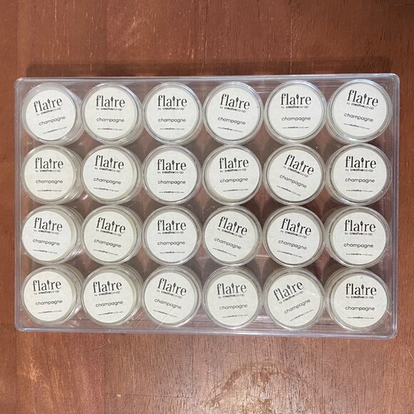 Flaire by Creative Co-Op Champagne Scent Sample Wickless Candle Lot of 24 - Picture 1 of 4